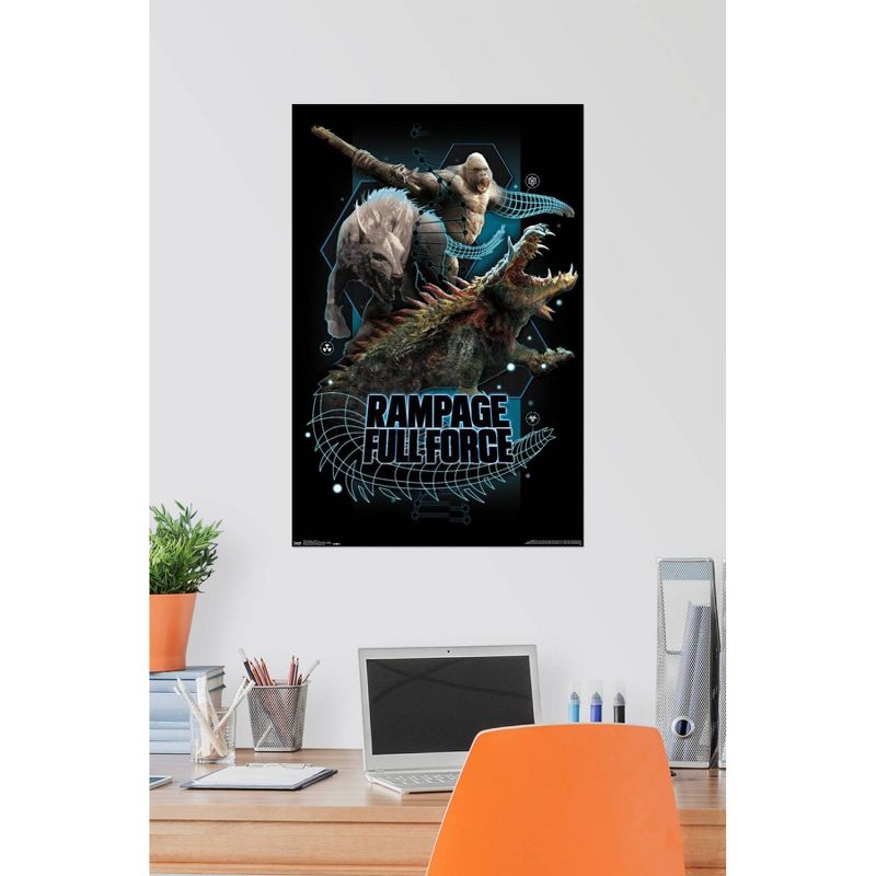 22.375" x 34" Rampage - Full Force Unframed Wall Poster Print - Trends International