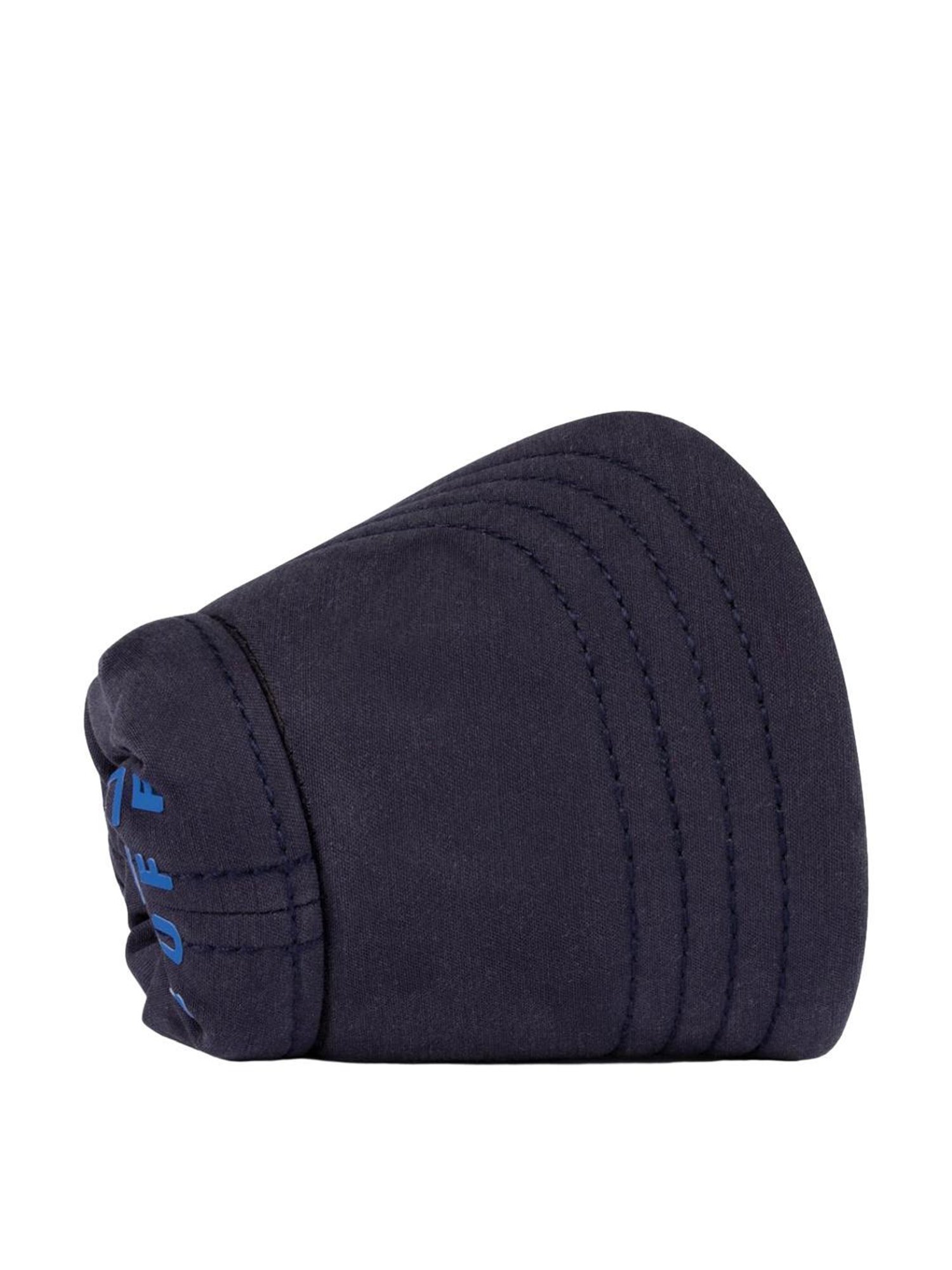 Peter England Black & Green Color Block Baseball Cap