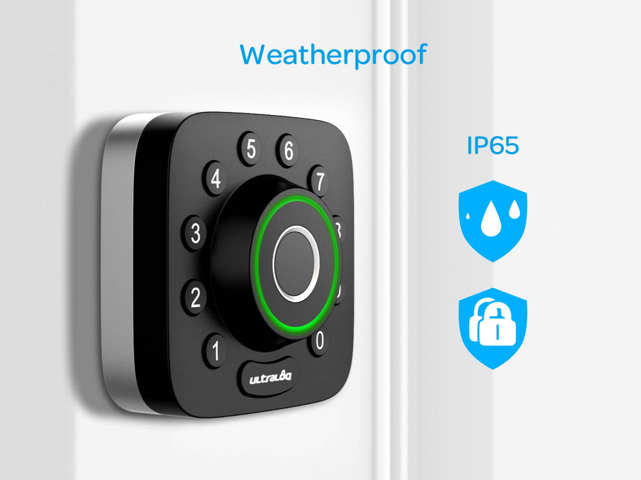 Ultraloq U-Bolt Pro Bluetooth Enabled Fingerprint and Keypad Smart Deadbolt