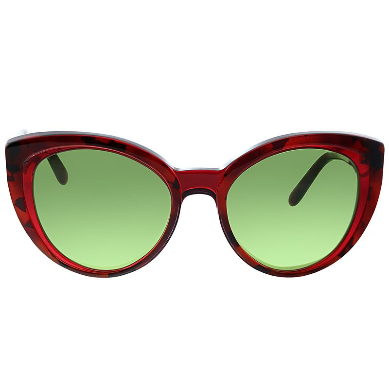 Salvatore Ferragamo SF 891S 289 Womens Cat-Eye Sunglasses Transparent Red 53mm