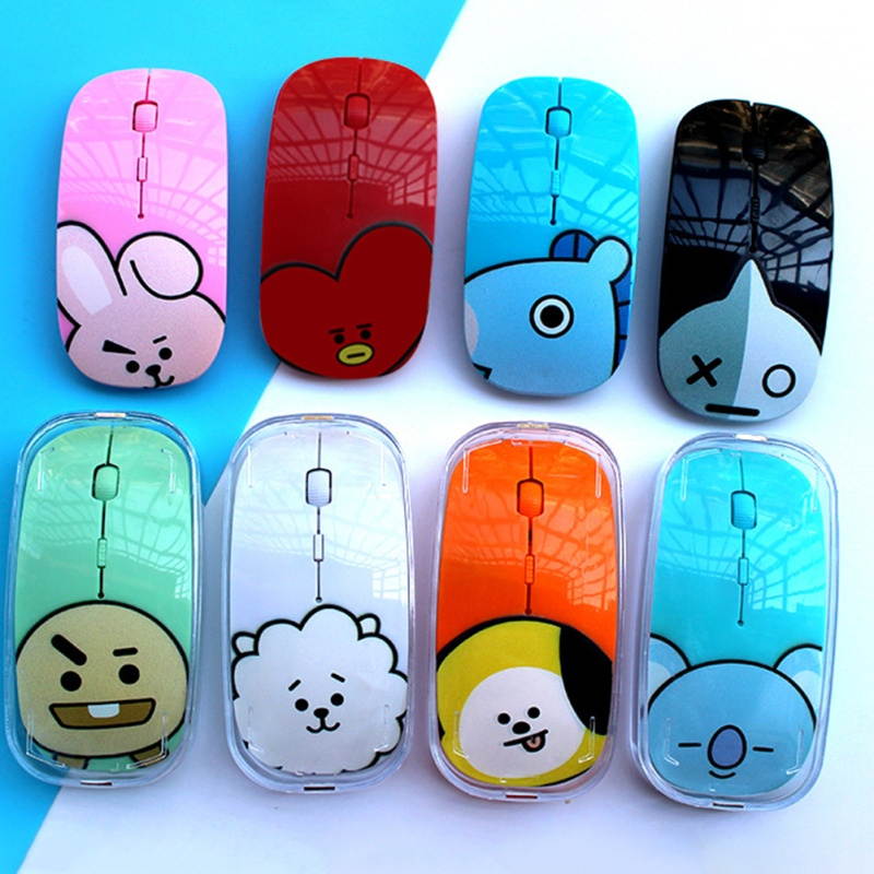 BTS Notebook Desktop Accessory Part Gaming Wireless Mouse for Computer Laptop PC