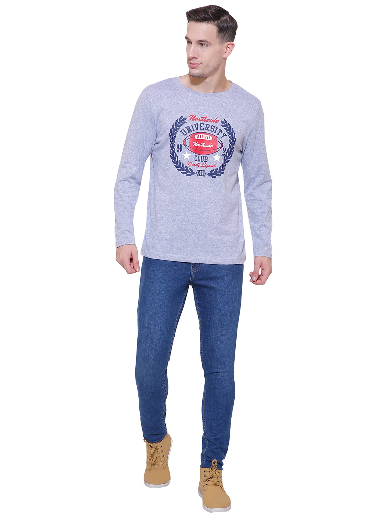 Dyca Grey Crew T-Shirt