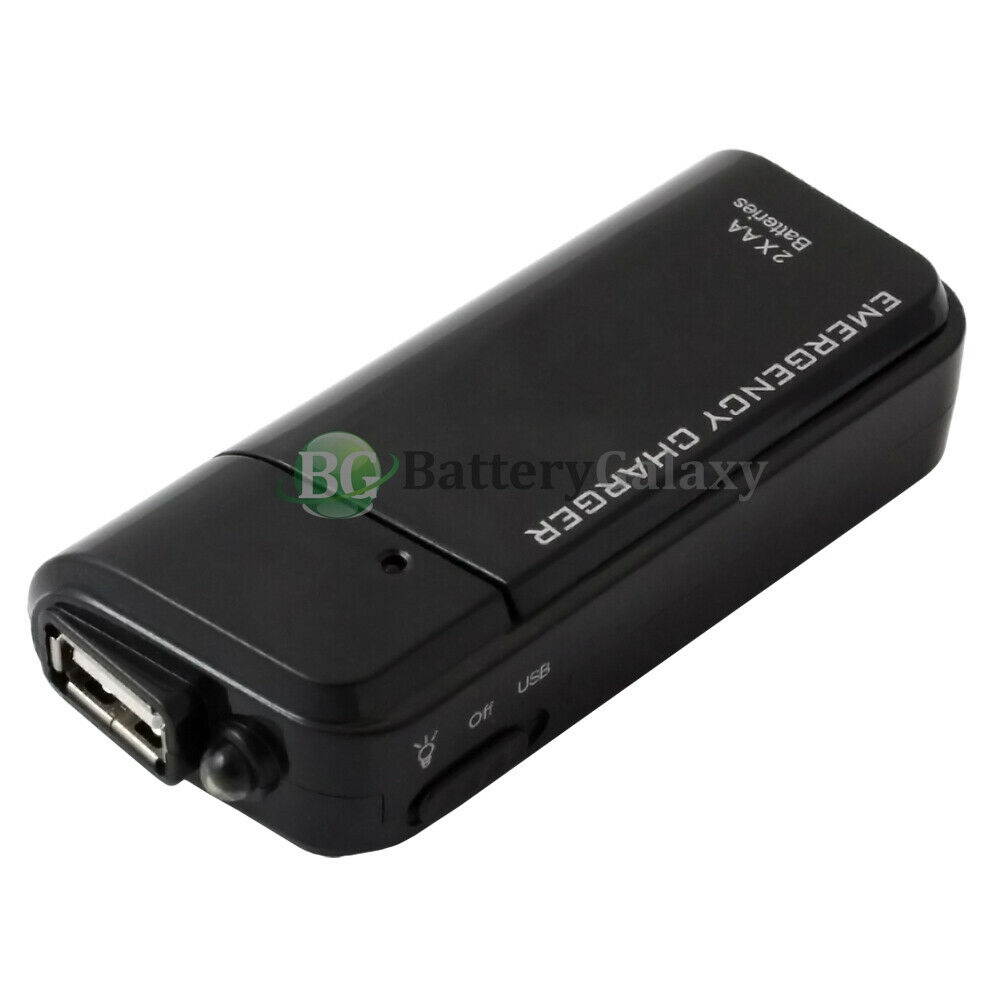 USB Emergency Portable 2AA Charger for  Galaxy A51/S20/S20+/ S20 Ultra