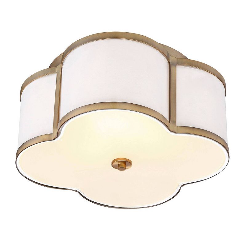 Ceiling Lights Semi-Flush Mount Natural Brass - Aurora Lighting