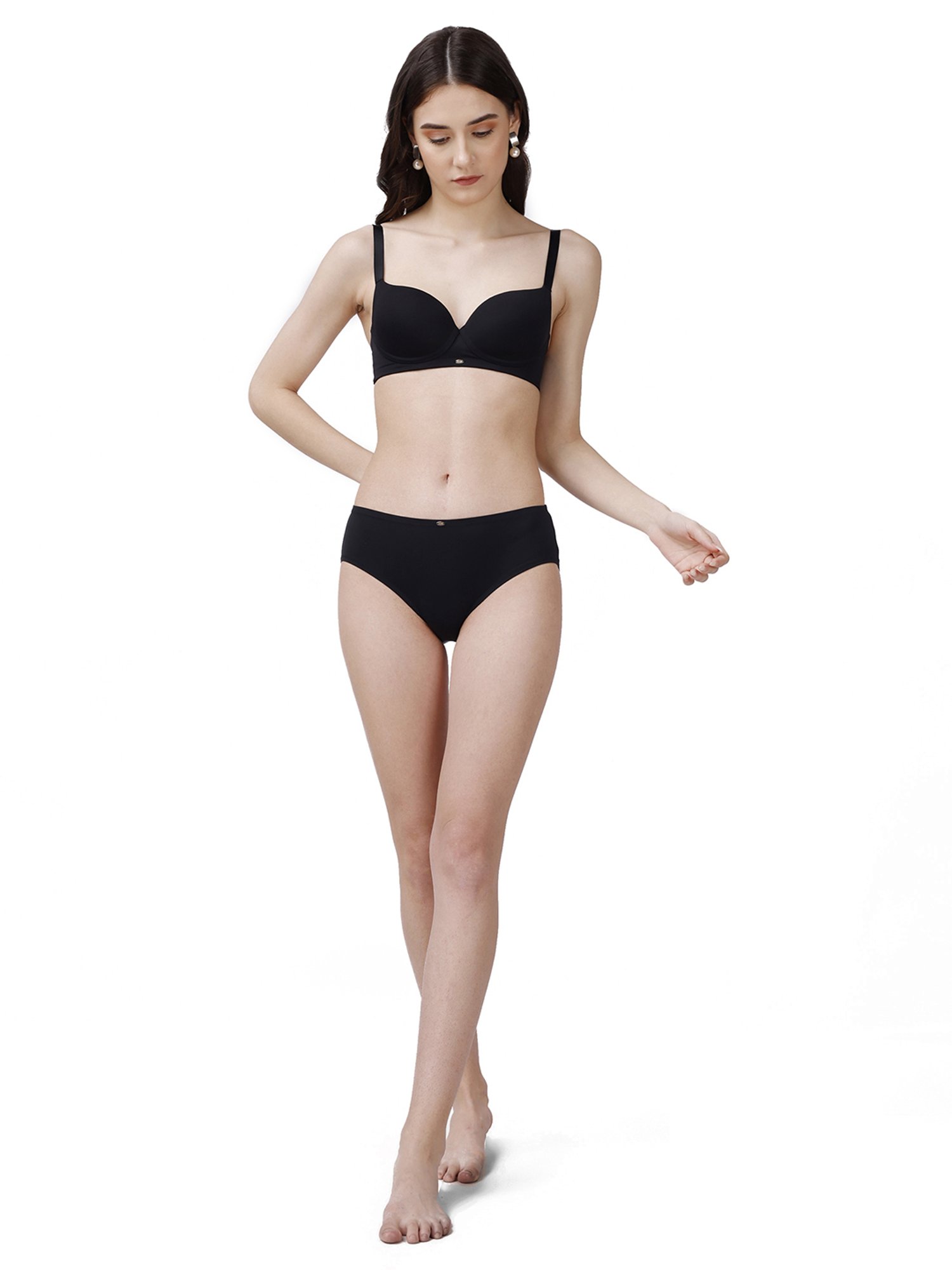 Soie Black Bikini Panty