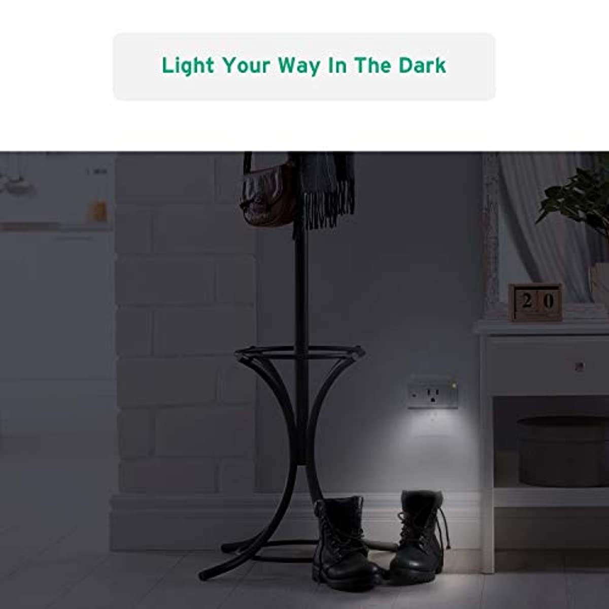 Etekcity ESW15 WiFi Energy Monitoring Smart Plug, Works with Alexa and Google Home, Compact Size, 15 Amp, White, 2 Pack