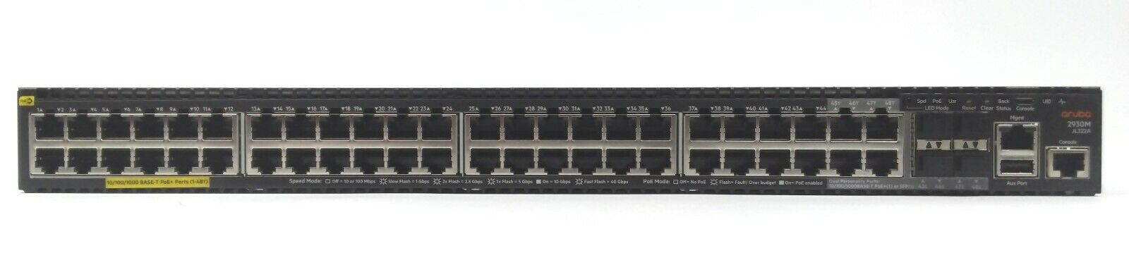 Aruba 2930M 48G POE+ 1-Slot Switch