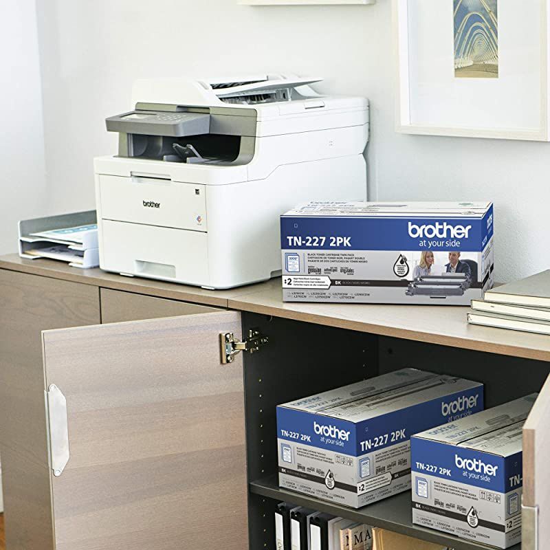 Genuine HighYield Black Toner Cartridge Twin Pack TN227 2Pk