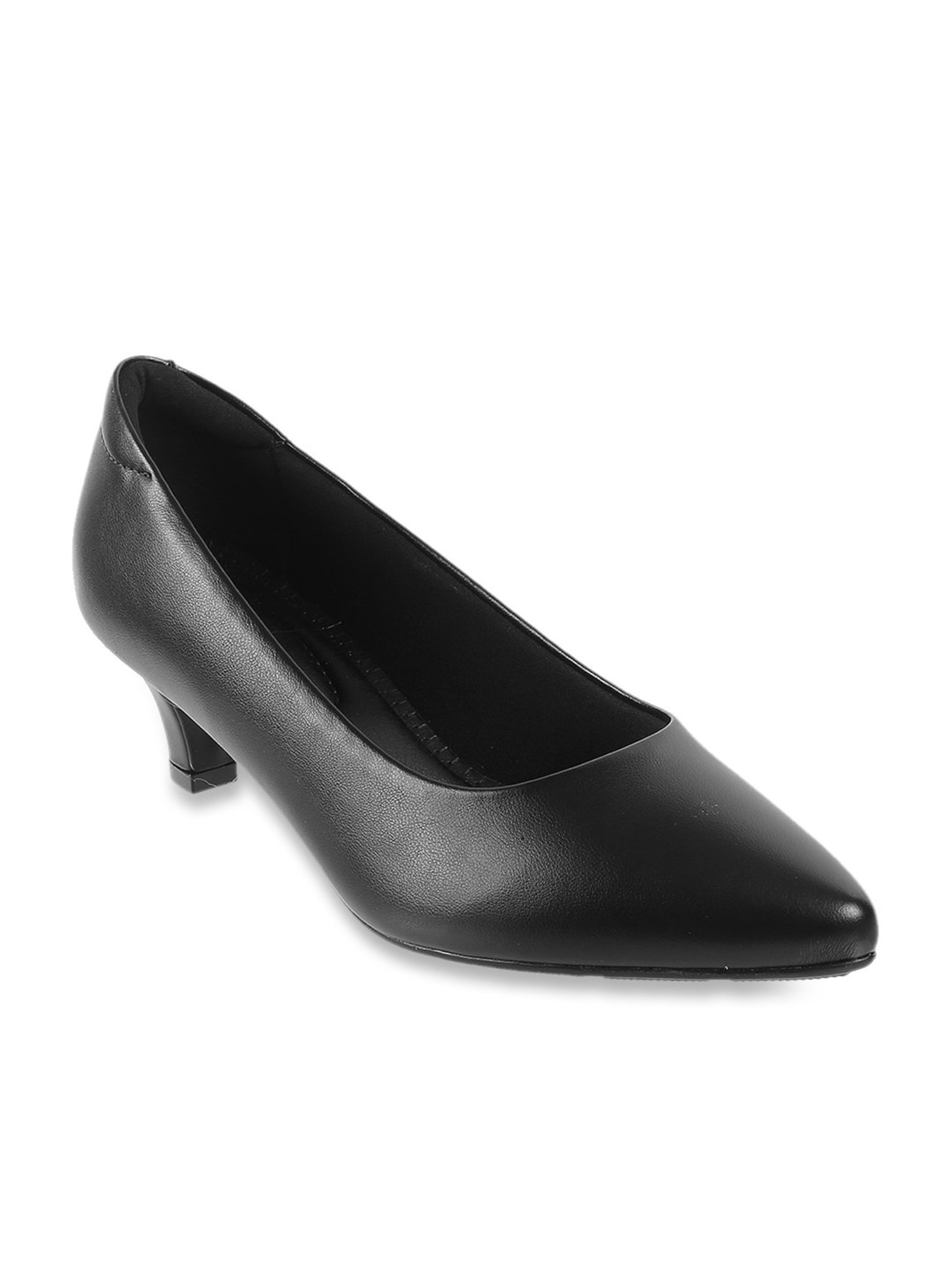 J. Fontini by Mochi Women's Black Formal Pumps