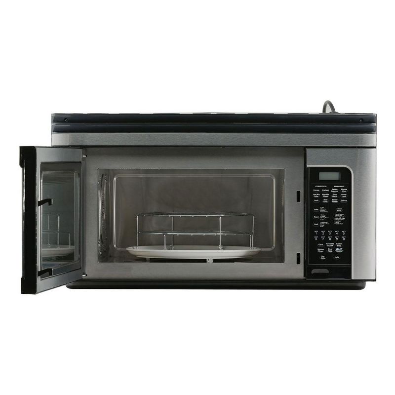 BLACK+DECKER 1.3 cu ft 1000 Watt Microwave Oven Black Stainless Steel