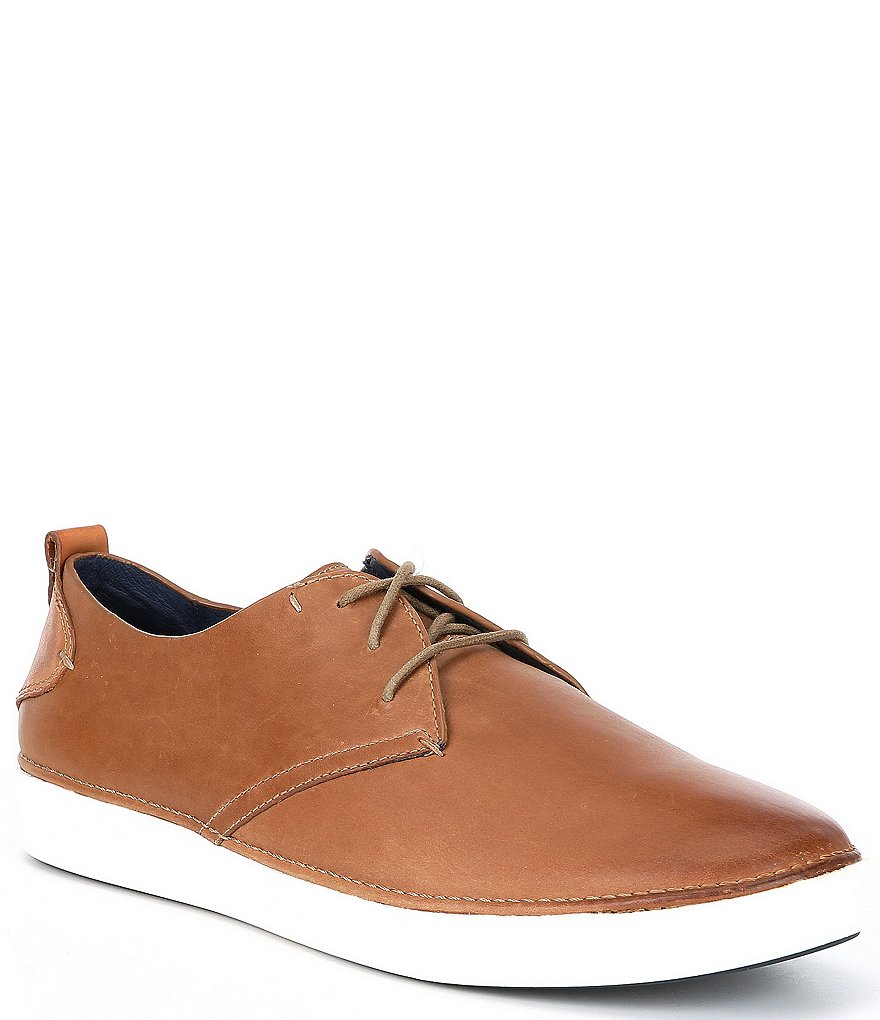 Johnston & Murphy Men's Noah Leather Plain Toe Lace-Up Shoes