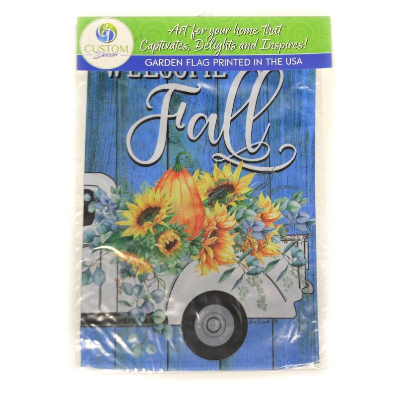 Home & Garden 18.0" Floral Truck Flag Double Sided Sunflowers Custom Decor  -  Flags