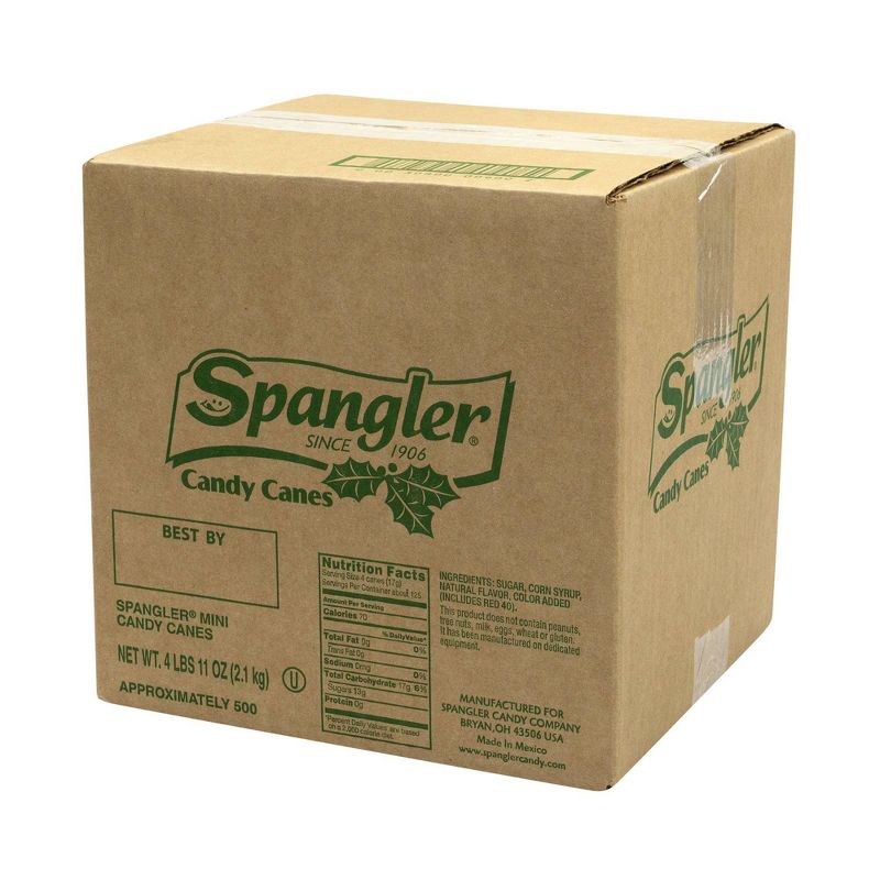 Spangler Mini Peppermint Candy Canes - 500ct