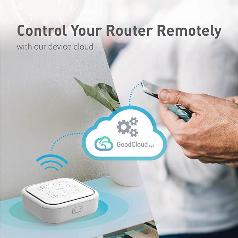 GL-B1300 (Convexa-B) Home AC Gigabit VPN Router, 400Mbps(2.4G)+867Mbps(5G) High Speed, DDR3L 256MB RAM/32MB Flash ROM, OpenWrt Pre-Installed, Wi-Fi Networking, Power Adapter Included