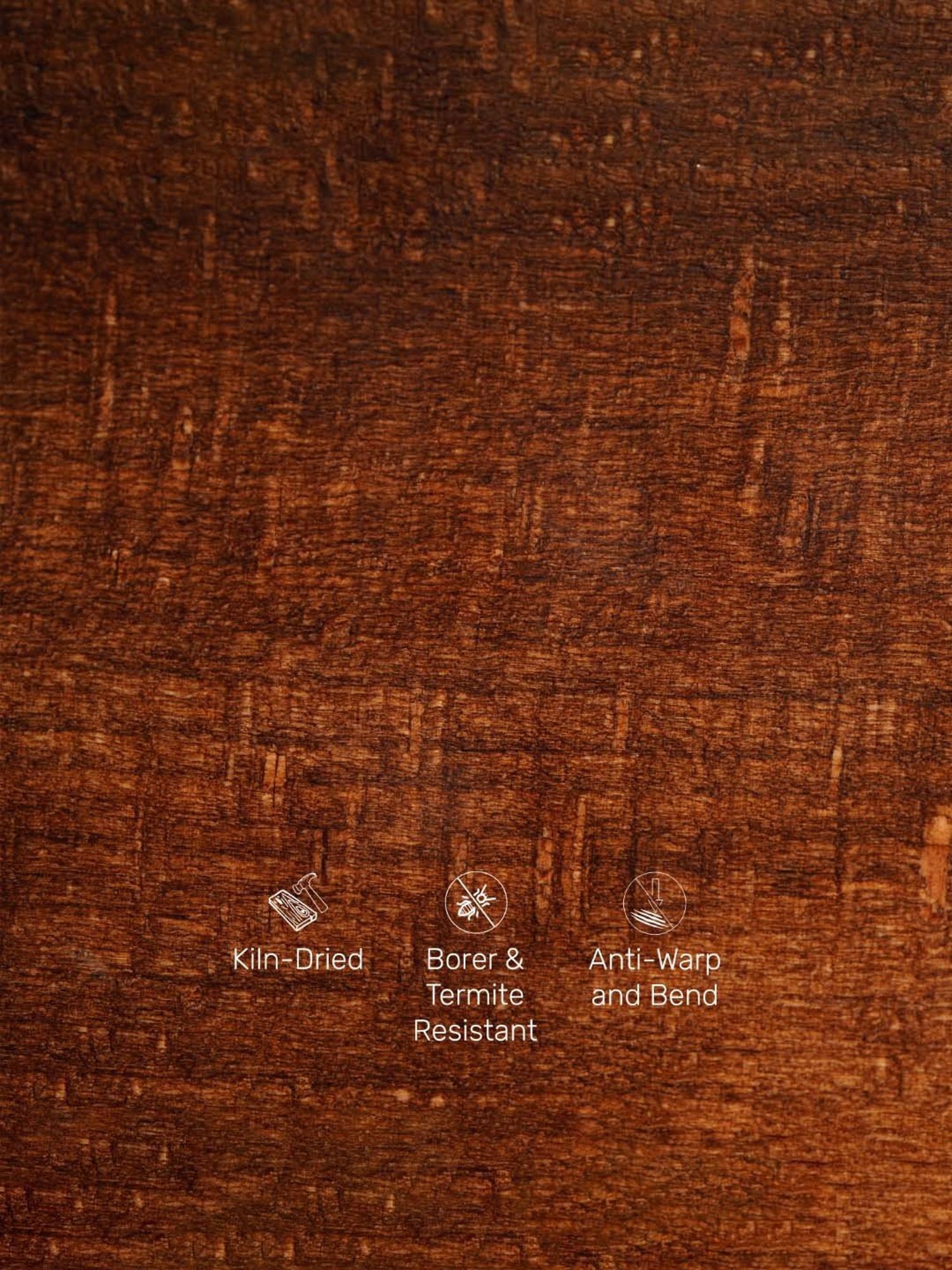 Delite Kom Flex Flowery Wenge & Acacia Dark Engineered Wood TV Entertainment Unit