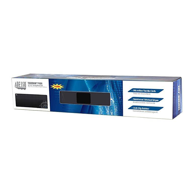 TRUFORM P104 Extra Large Gaming Mousepad 32 x 12 Inches Gaming Mouse Pad Soft Cloth Ultra Long Matte with Circular Logo Design for Esports