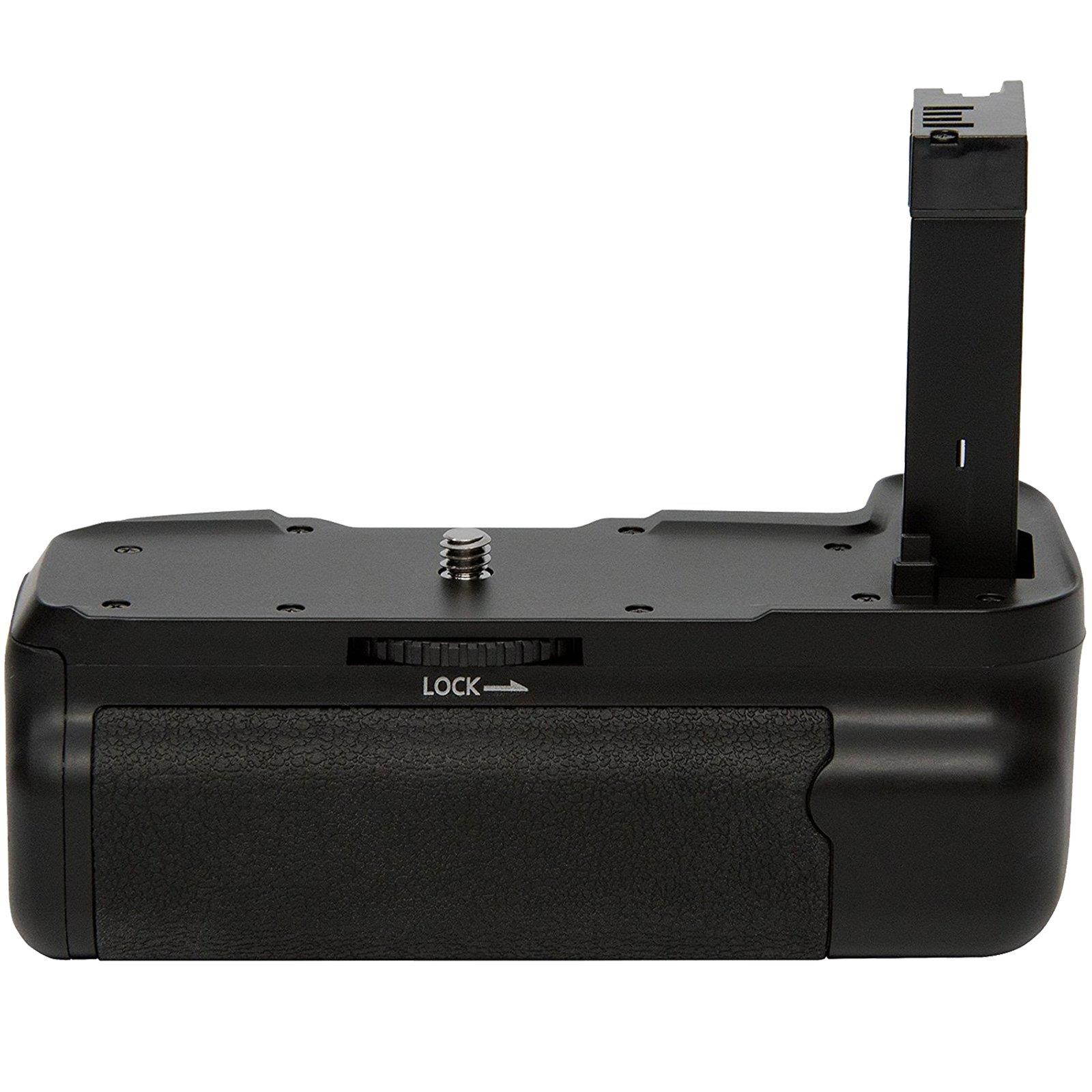 Ultrapro Battery Grip Bundle For Canon Rebel T7i, EOS 77D, 800D: Includes Replacement Grip, 2-Pk LP-E17 Long-Life Batteries, Charger, UltraPro Accessory Bundle