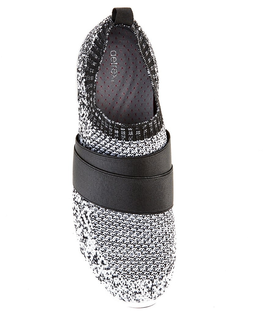 Donald Pliner Pelham Neoprene Mixed Leather Slip-On Wedge Sneakers