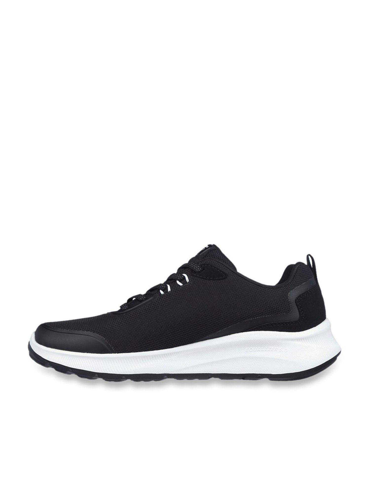 Skechers Men's EQUALIZER 5.0 Black White Casual Sneakers