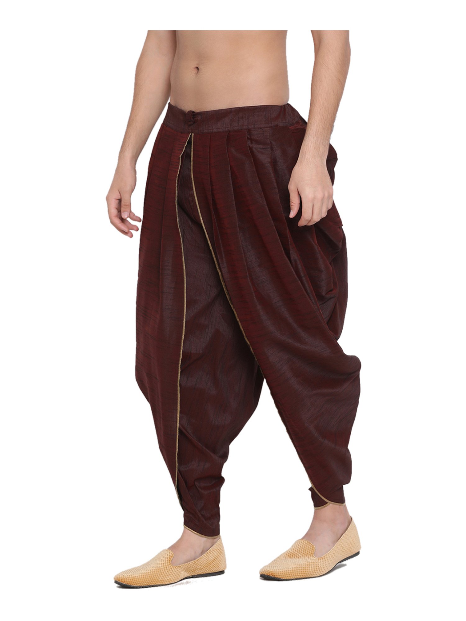 VASTRAMAY Wine Regular Fit Patiala