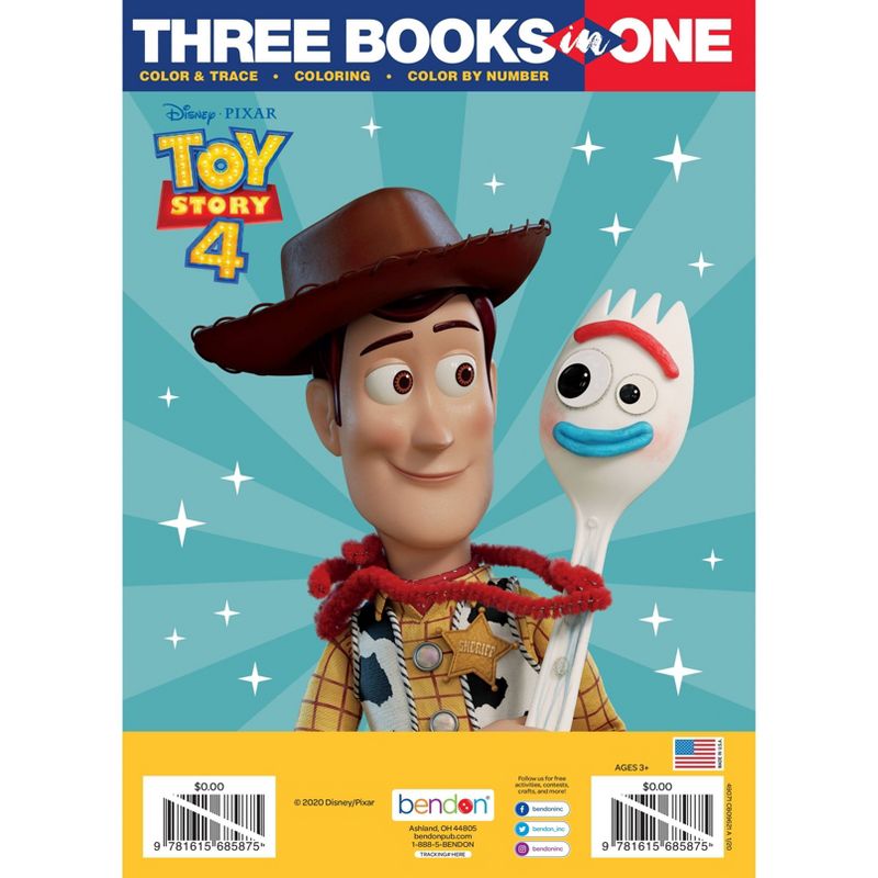 Toy Story 4: 3 in 1 Activity Book