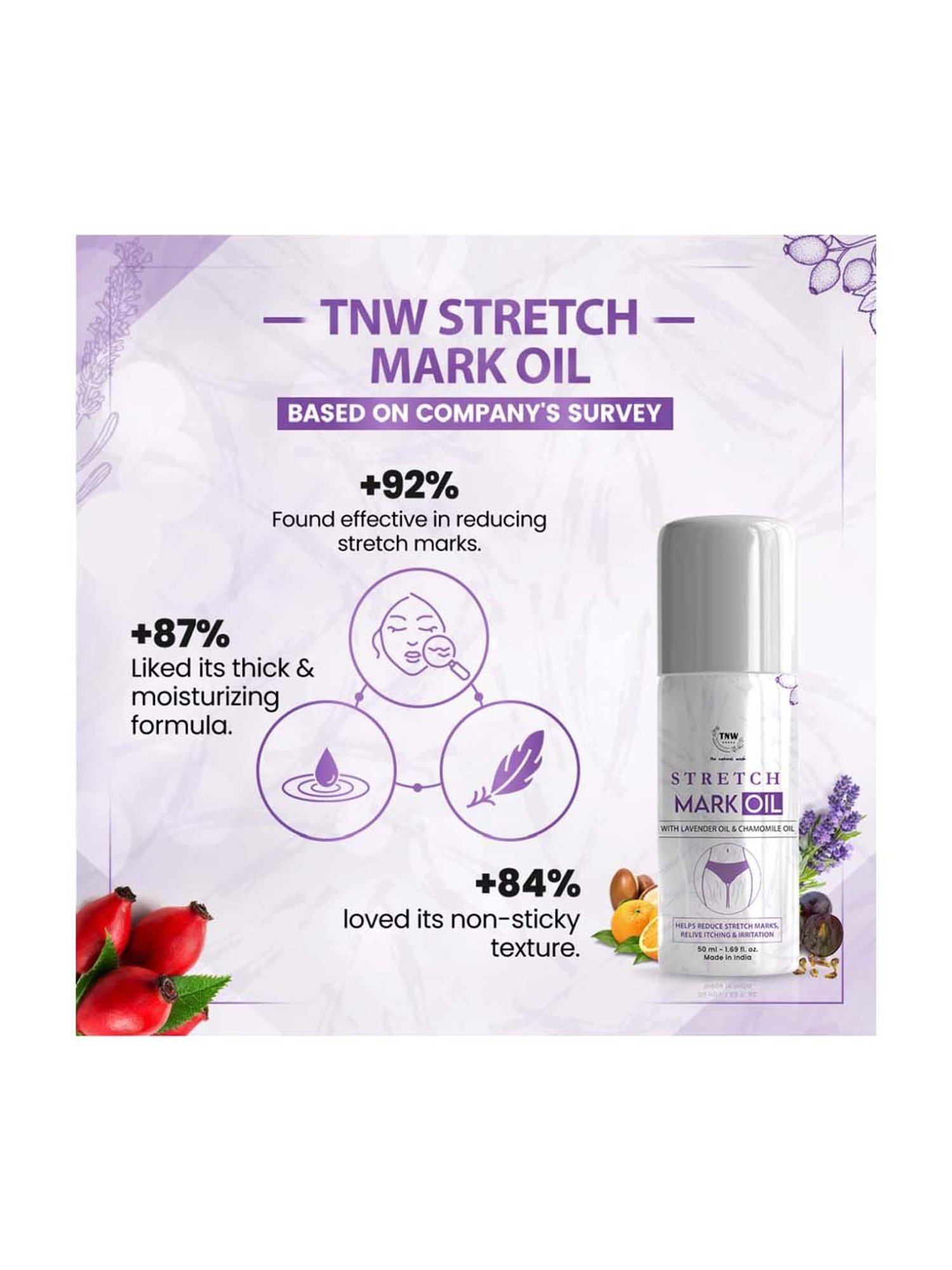 Mom & World Skin Bio Therapy Oil For Stretch Marks - 200 ml