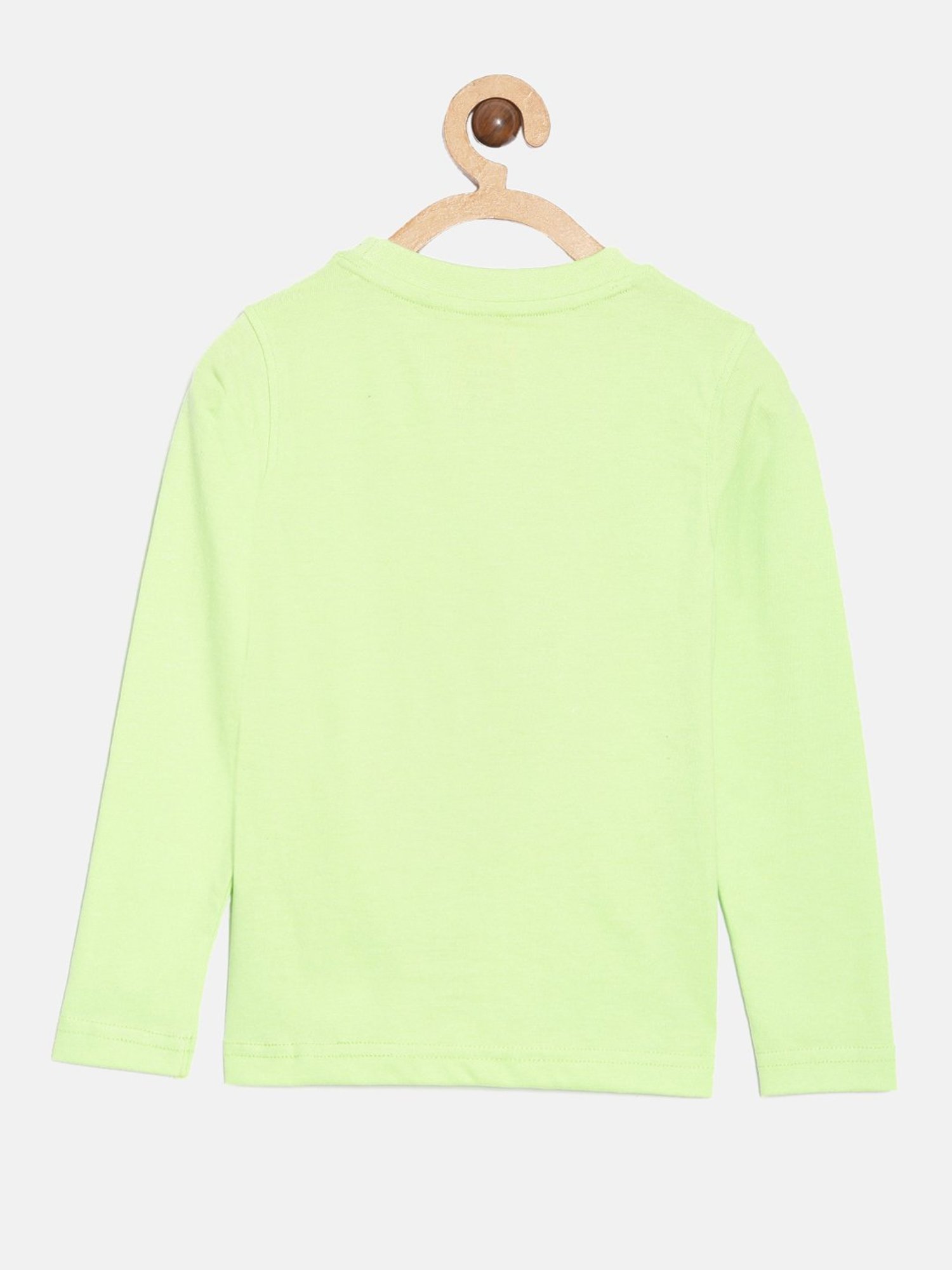 Dixcy Scott Originals Kids Green Graphic Print Full Sleeves T-Shirt