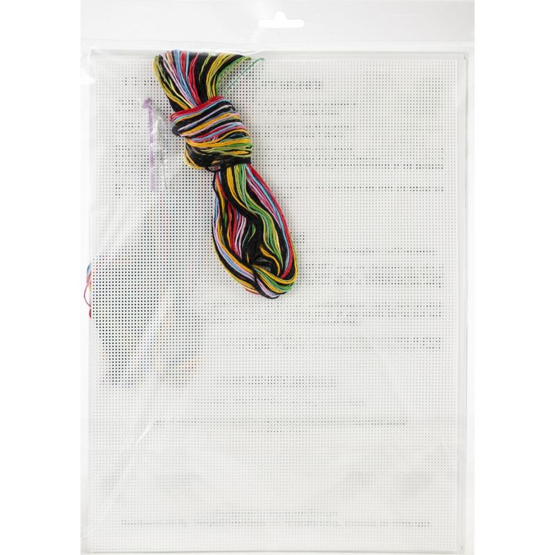 Design Works Plastic Canvas Ornament Kit 3.5"X4" 6/Pkg-Christmas Fantasy (14 Count)