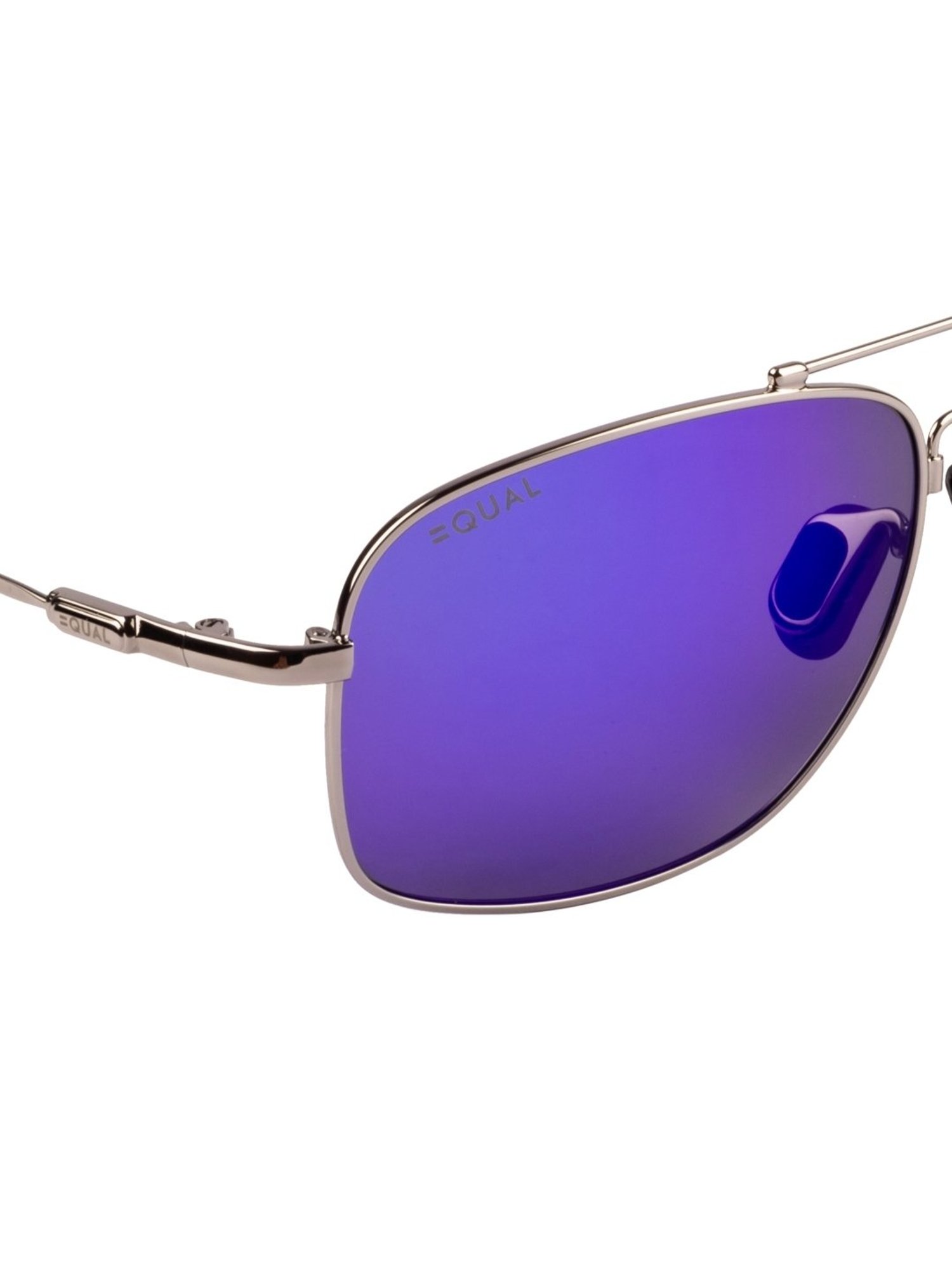 Equal Blue Square Unisex Sunglasses