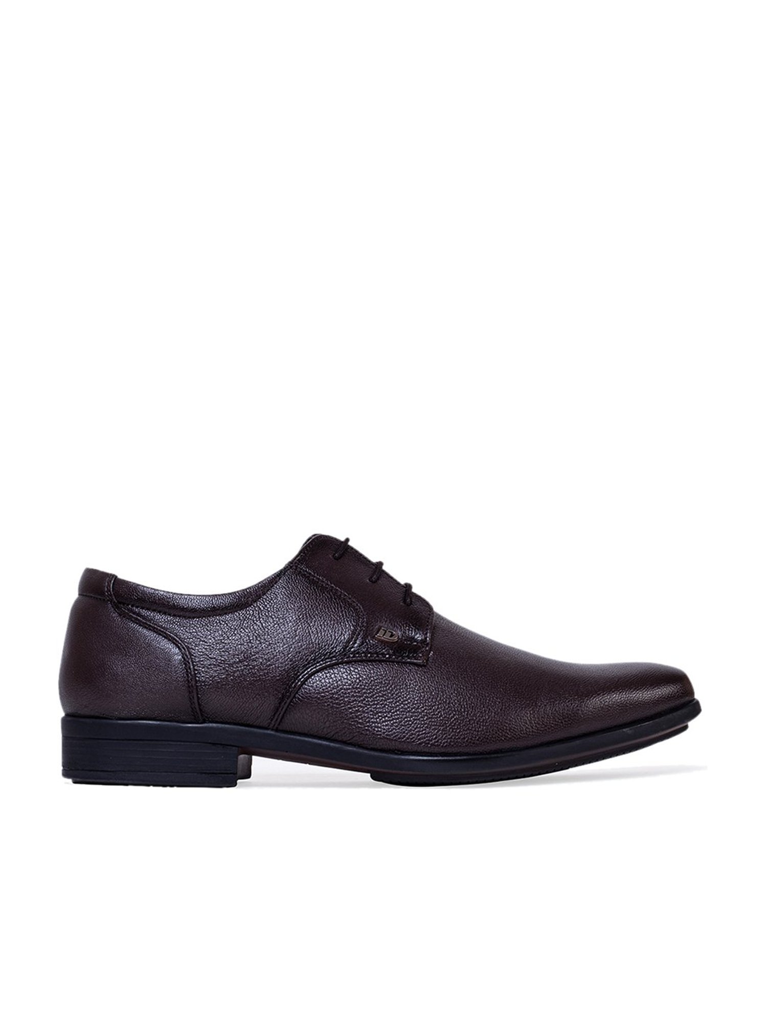 ID Men's Dark Brown Derby Shoes