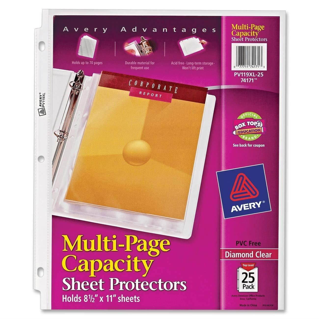 AVE74171 - Avery Multi Page Top Loading Sheet Protector