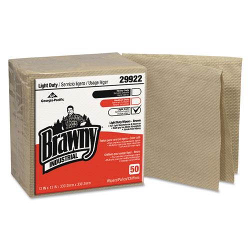 Georgia Pacific Professional Brawny Industrial 3-Ply Paper Wipers Quarterfold