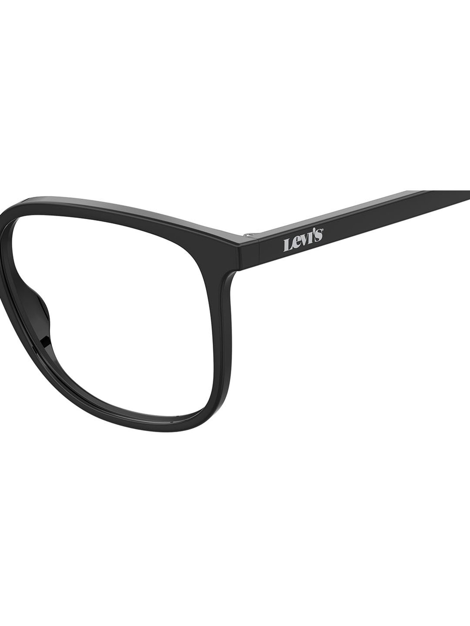 Levi's Black Square Eye Frames for Women