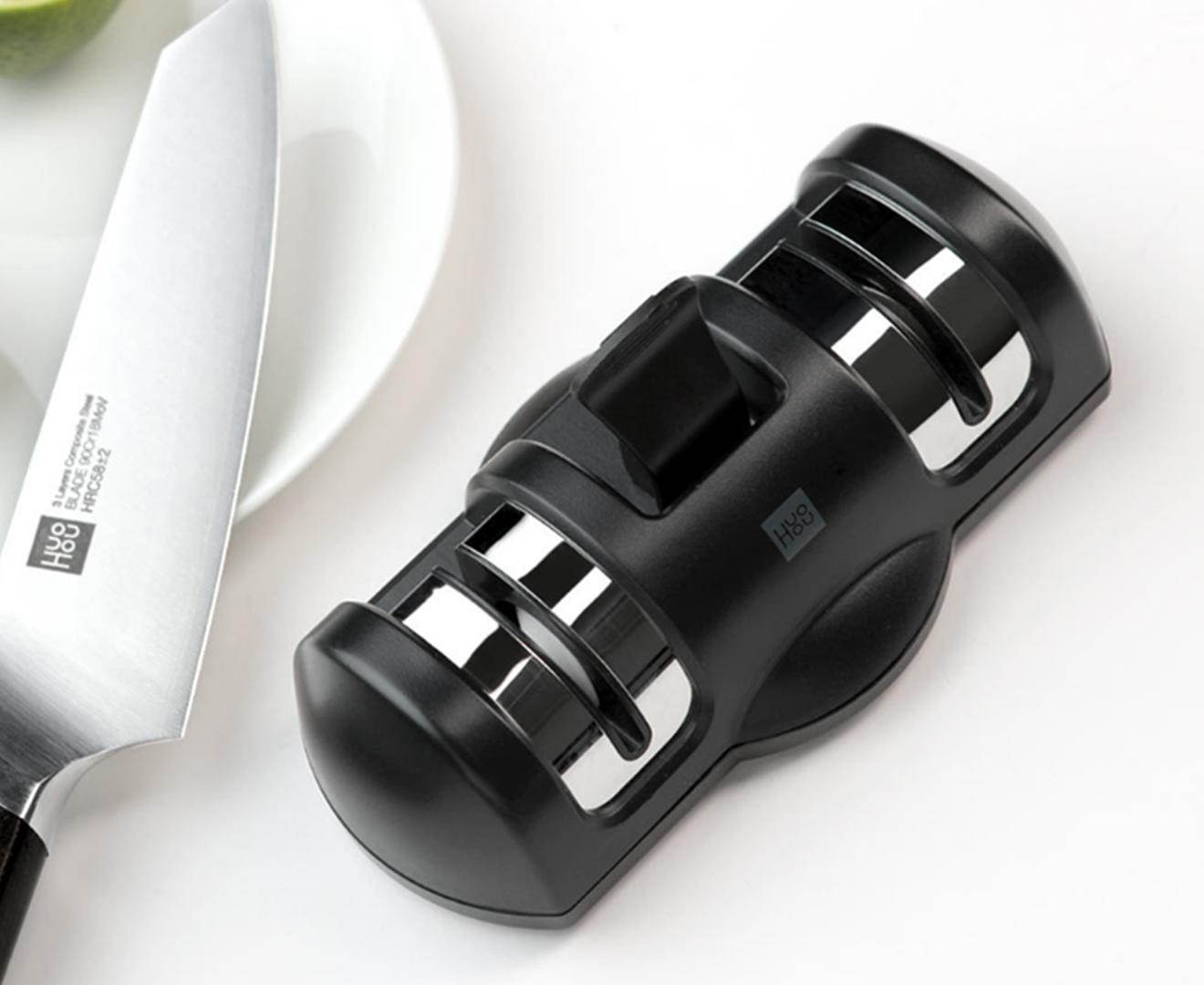 Select Mall Double-wheel Sharpener Fast Fixed-angle Sharpening Stone Multi-function Sharpener Diamond Sharpener