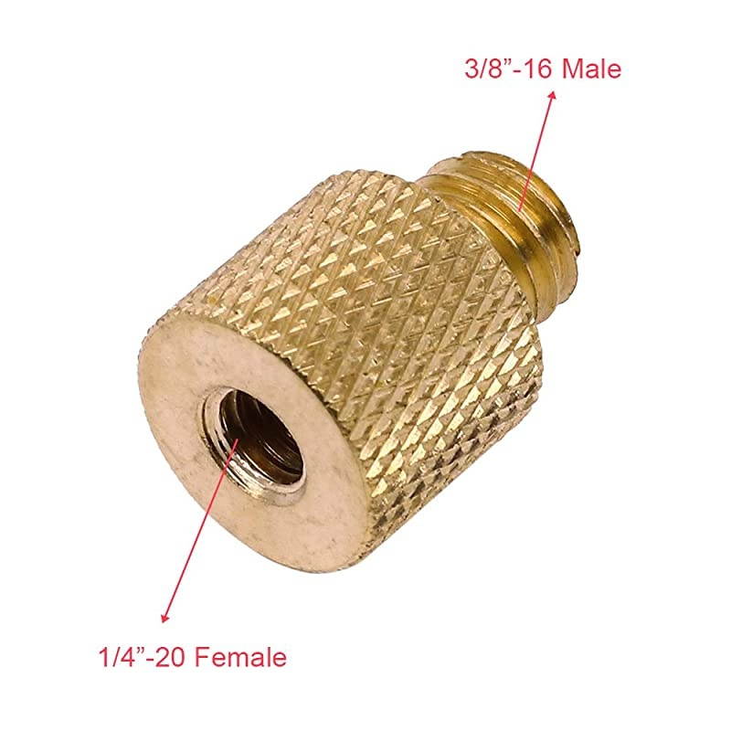 1420 Female to 3816 Male Threaded Reducer Screw Adapter Brass Precision Made 2 Pack