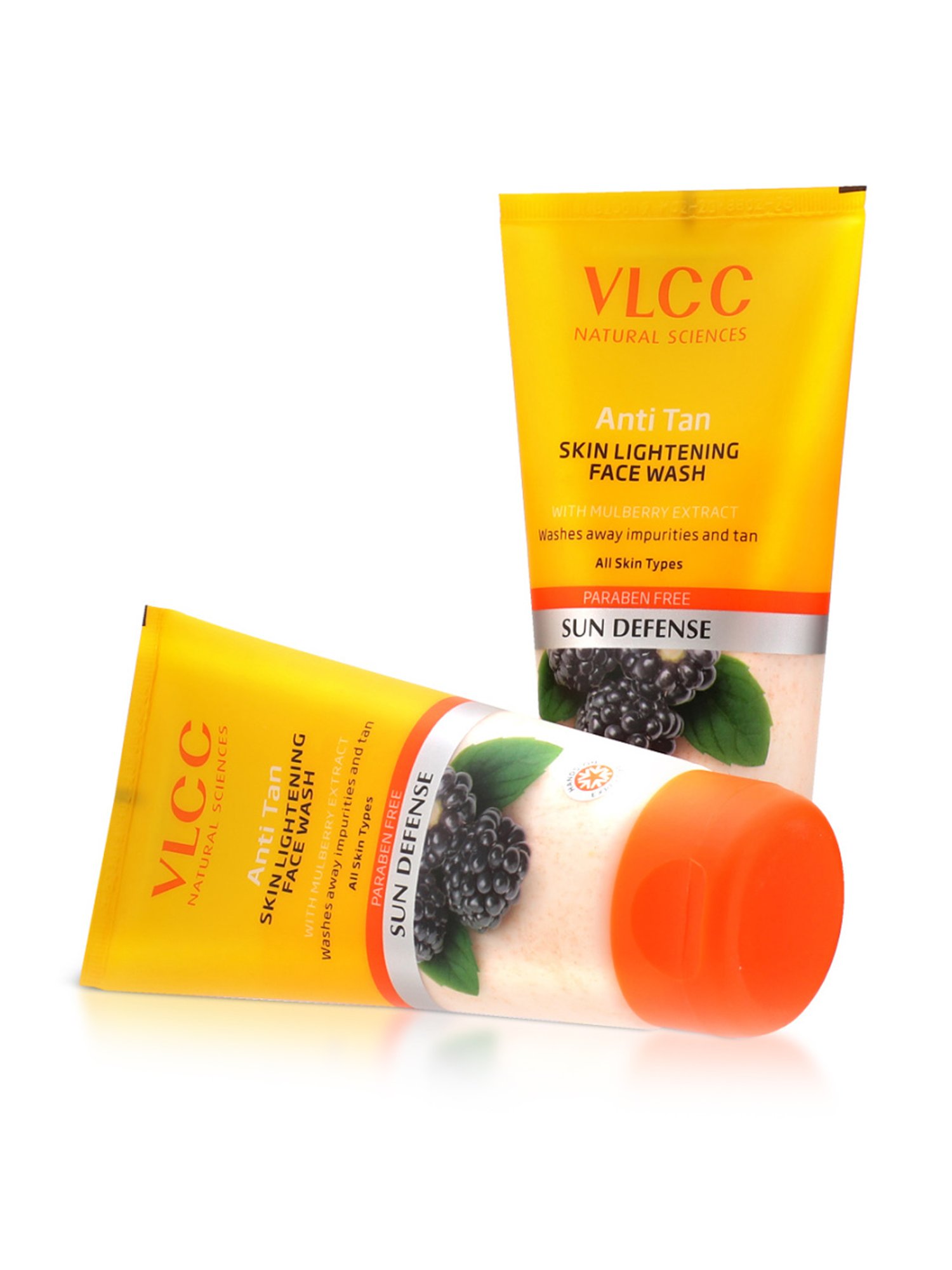 VLCC Anti Tan Skin Lightening Face Wash and Anti Tan Sun Screen Lotion SPF 25 PA+ Combo