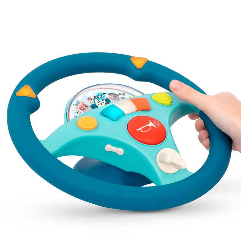Land of B. Toy Steering Wheel - Woofer's Musical Driving Wheel