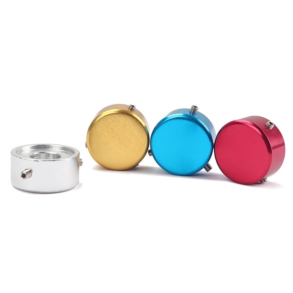 4PCS/ Set Electric Guitar Effect Pedal Switch Knob Metal Effects Pedal Caps Effect Pedal Knobs with Wrench