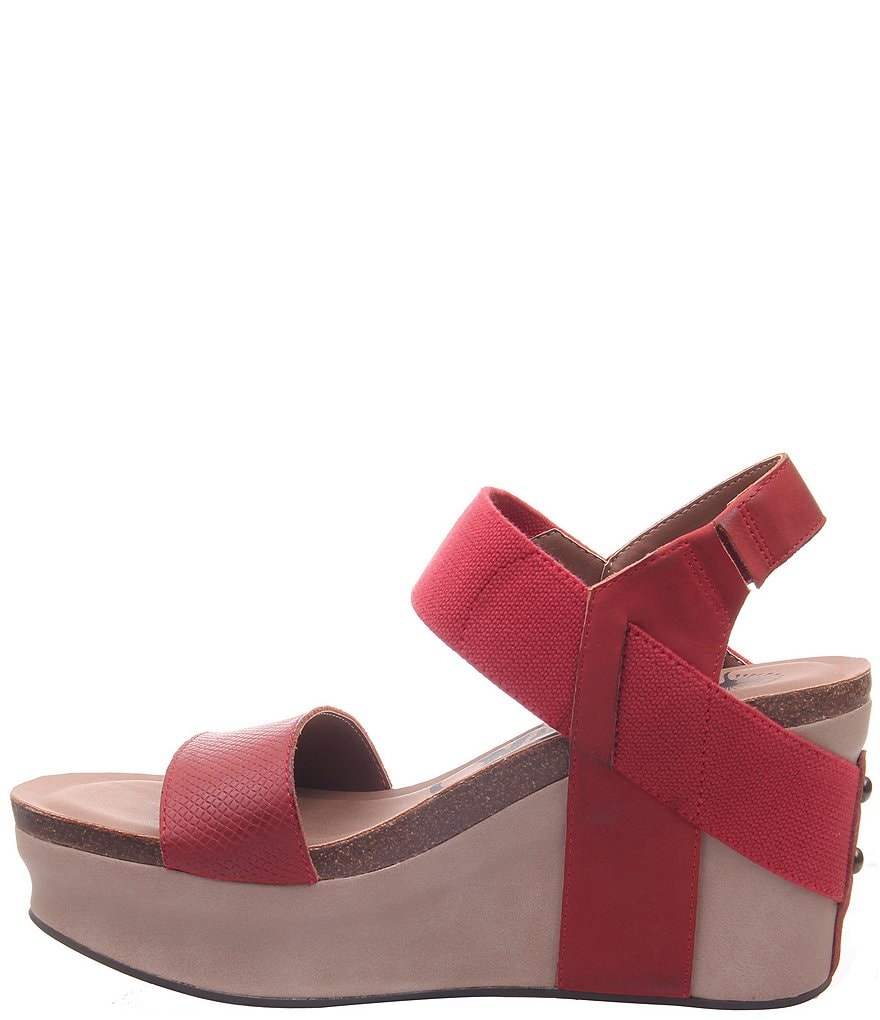 OTBT Bushnell Leather Platform Wedges
