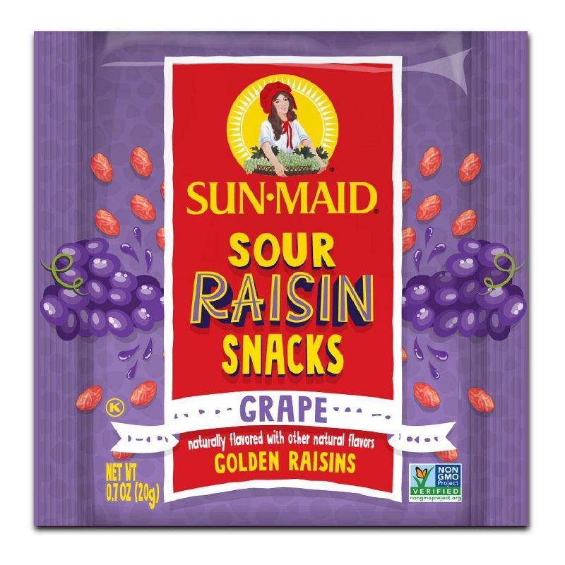 Sun-Maid Sour Raisin Grape Snacks - 7ct/4.9oz