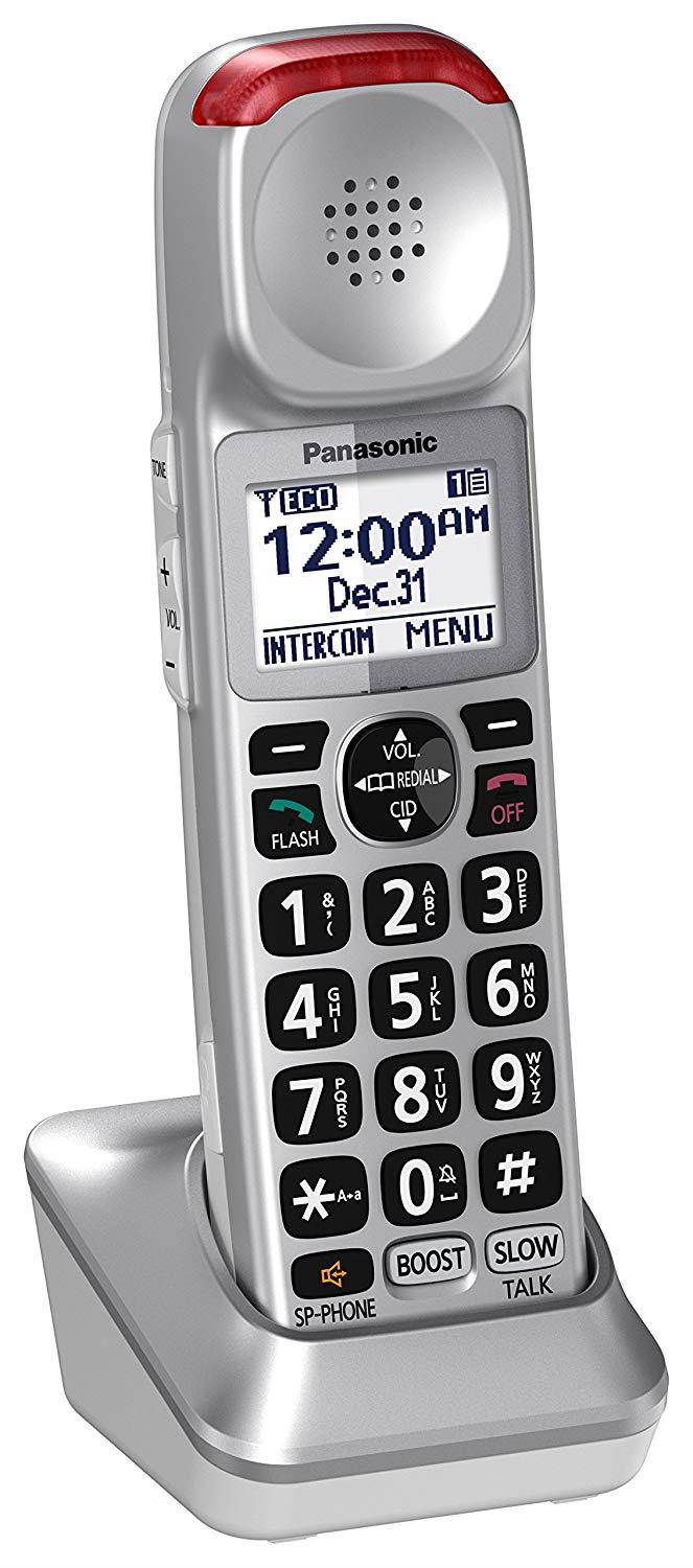 Panasonic KX-TGMA45S Amplified Additional Cordless Handset for KX-TGM450S, Silver