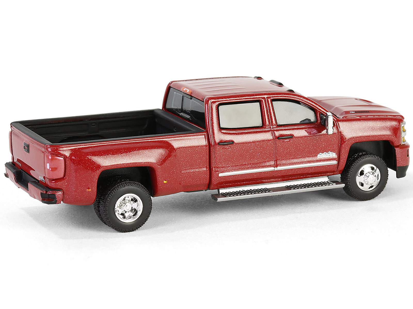 2018 Chevrolet Silverado 3500 HD Dually High Country Pickup Truck Cajun Red Metallic "Dually Drivers" Series 15 1/64 Diecast Model Car by Greenlight