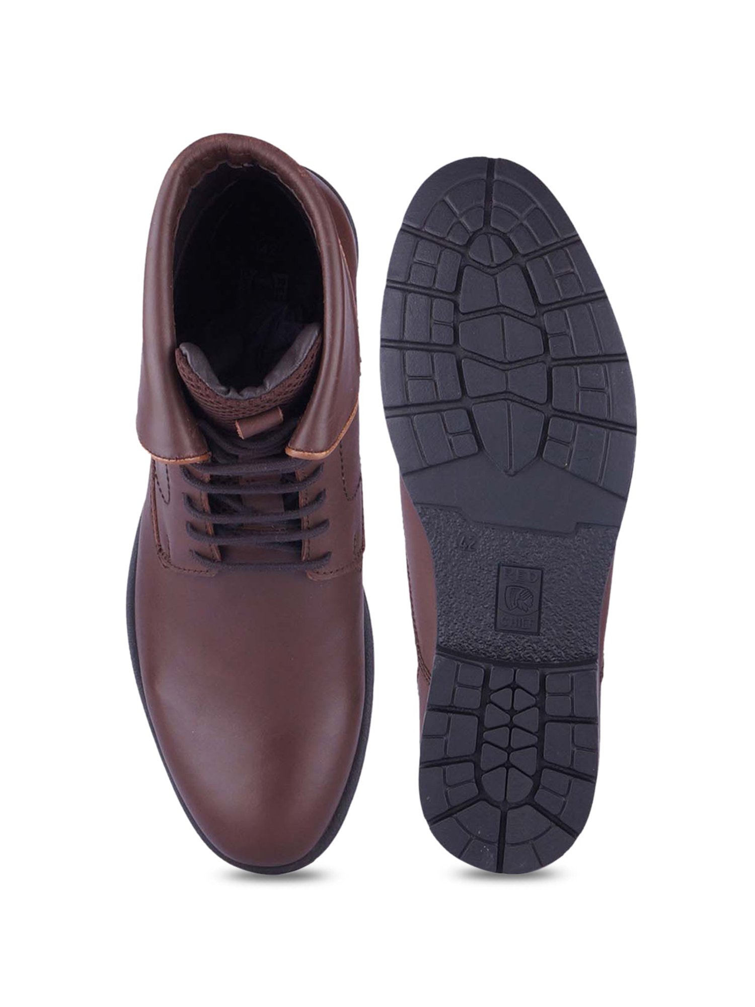 Red Chief Men's Brown Derby Boots