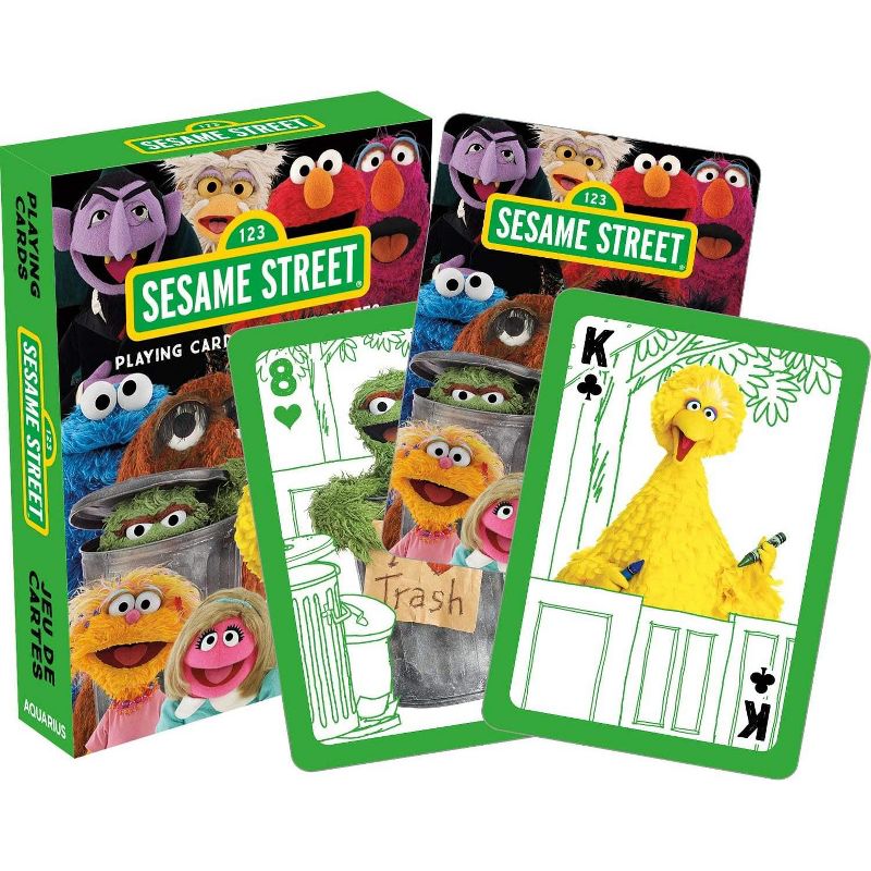 NMR Distribution Sesame Street Cast Playing Cards | 52 Card Deck + 2 Jokers