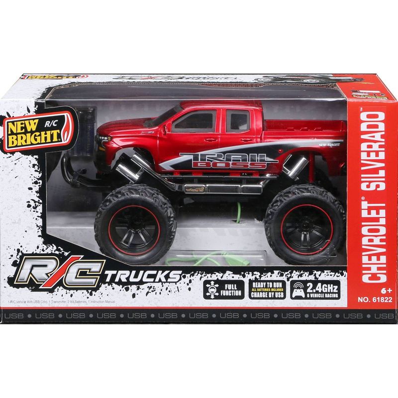 New Bright Remote Control RC FF Chargers Truck Silverado 1:18 Scale