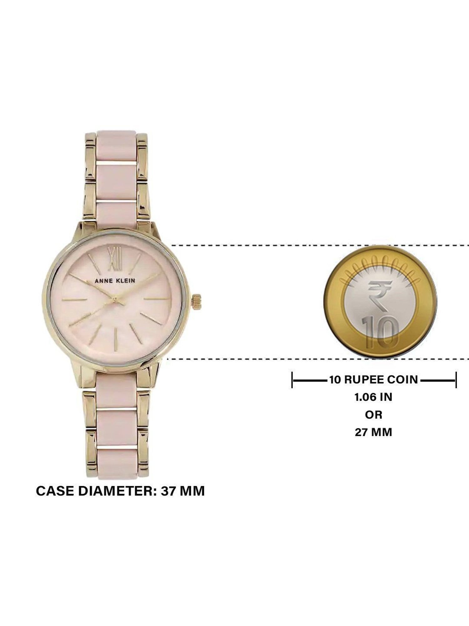 Anne Klein NEAK1412BMGB On Trend Analog Watch for Women