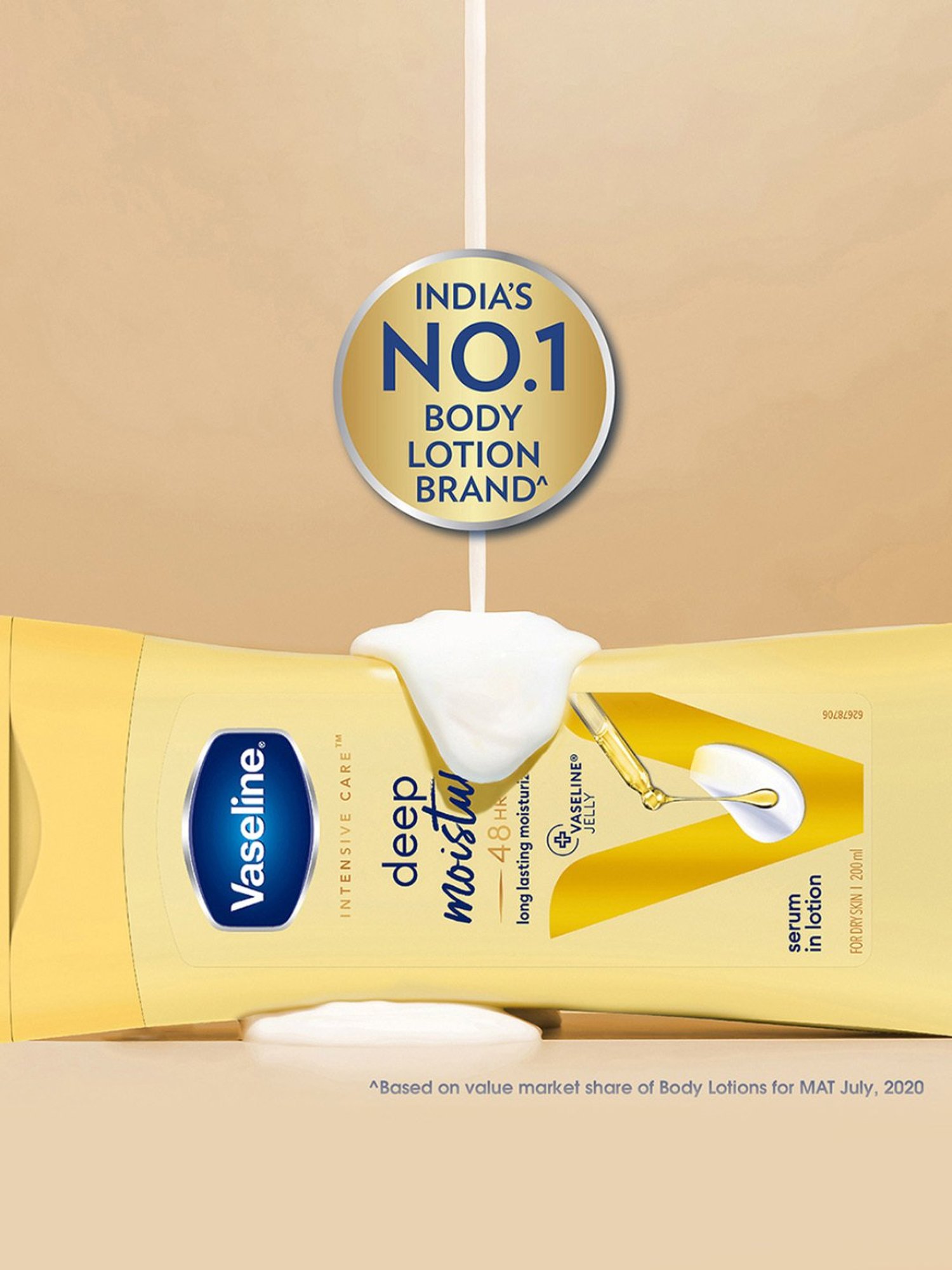 Vaseline Intensive Care Deep Moisture Body Lotion - 200 ml