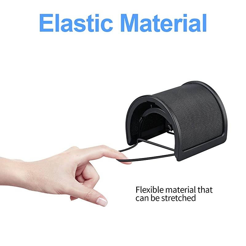 Pop Filter, [Upgraded Three Layers] Metal Mesh & Foam & Etamine Layer Microphone Windscreen Cover Handheld Mic Shield Mask,Microphone Accessories for Vocal Recording,Youtube videos,Streaming