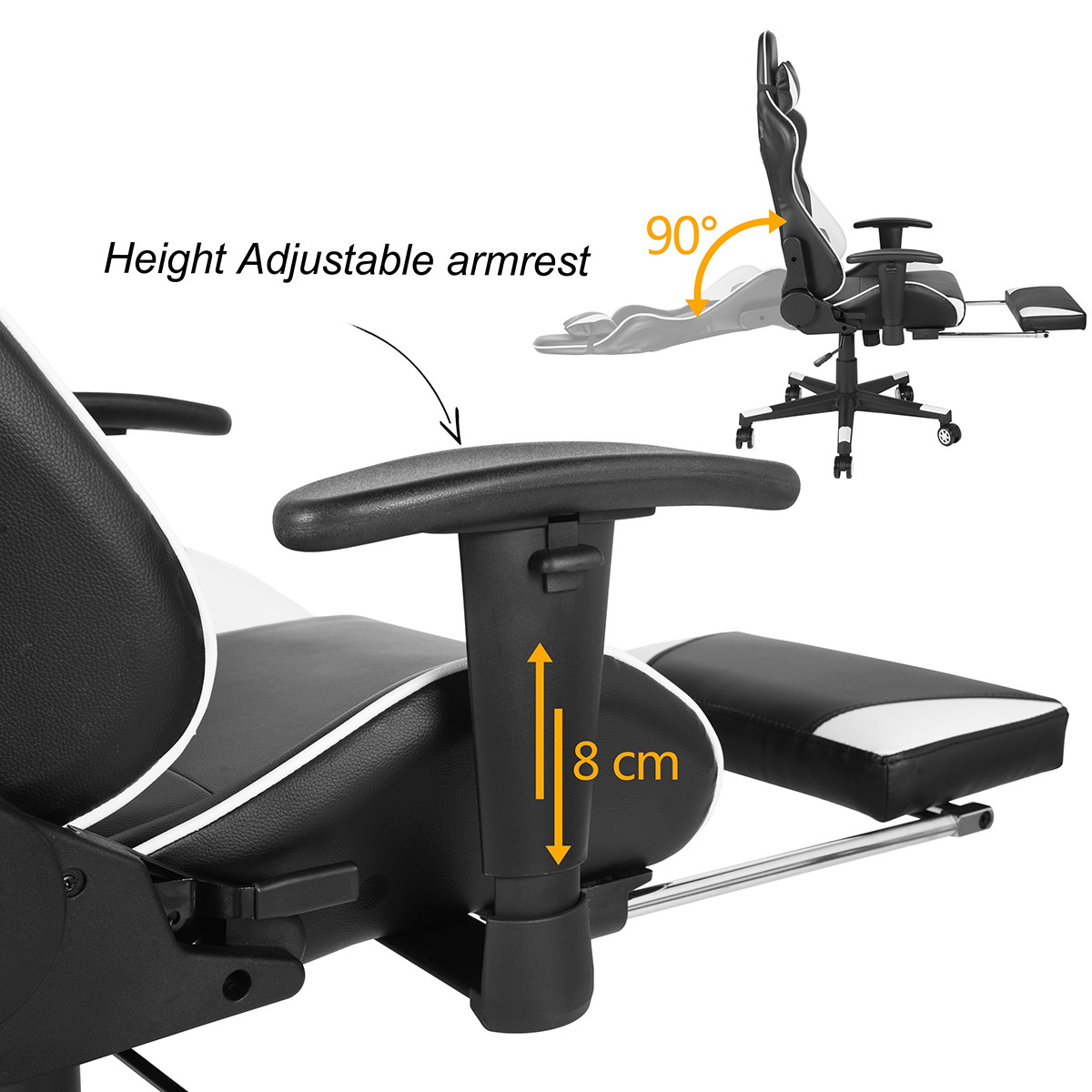 Racing Game Chair Office Gaming Chair PU Executive Computer Desk Seat