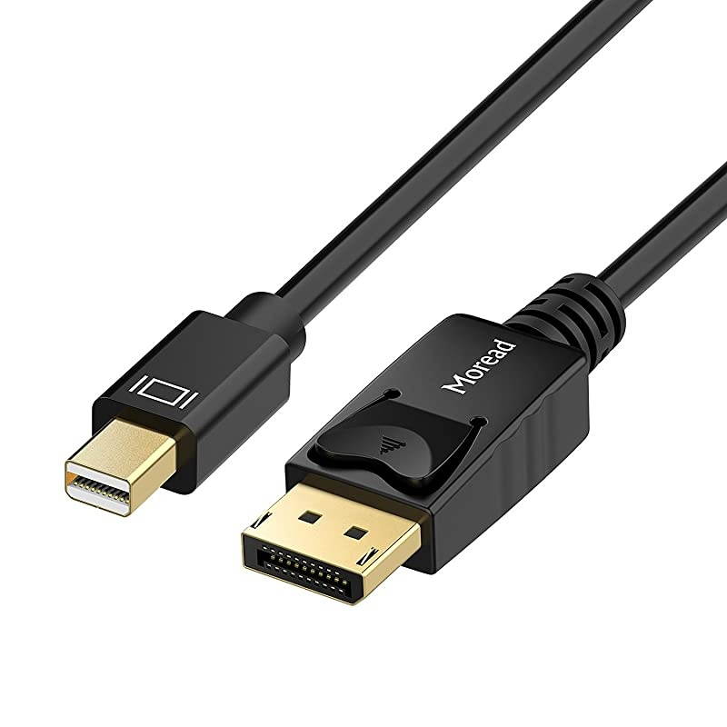 Mini DisplayPort to DisplayPort Cable 10 Feet GoldPlated Thunderbolt to DisplayPort 4K60Hz 1440p144Hz Mini DP to DP Display Cable Black
